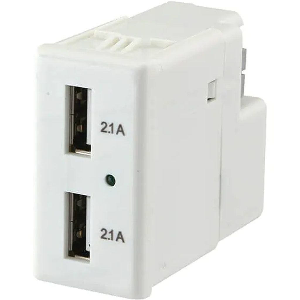 ابريز شاحن 2 يو اس بي يركب على الجيفز USB A *2