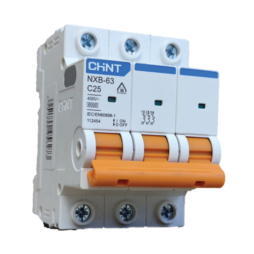 قاطع تشنت 3 فاز 25 امبير -  MCB 3*25 A CHINT