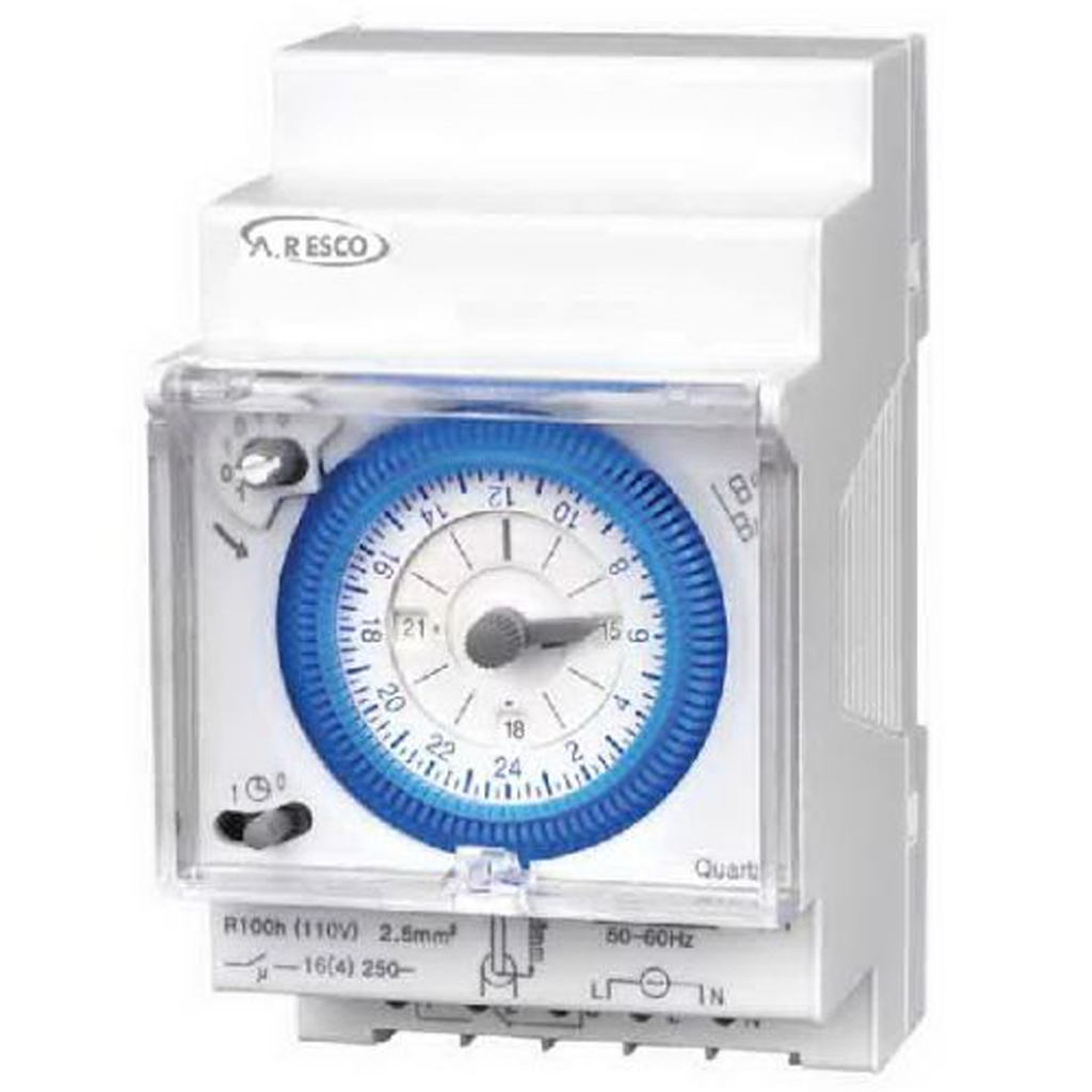 ساعة سبت ارسكو مع بطارية - 24Hrs TIMER SWITCH ARESCO WITH BATTERY