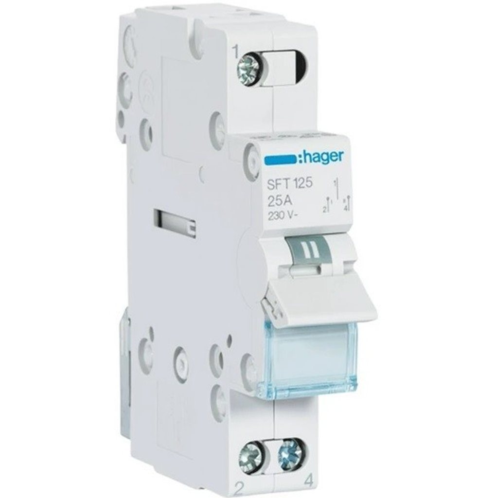 مفتاح تبديل هاجر 1*25 - CHANGE OVER 1*25 A HAGER