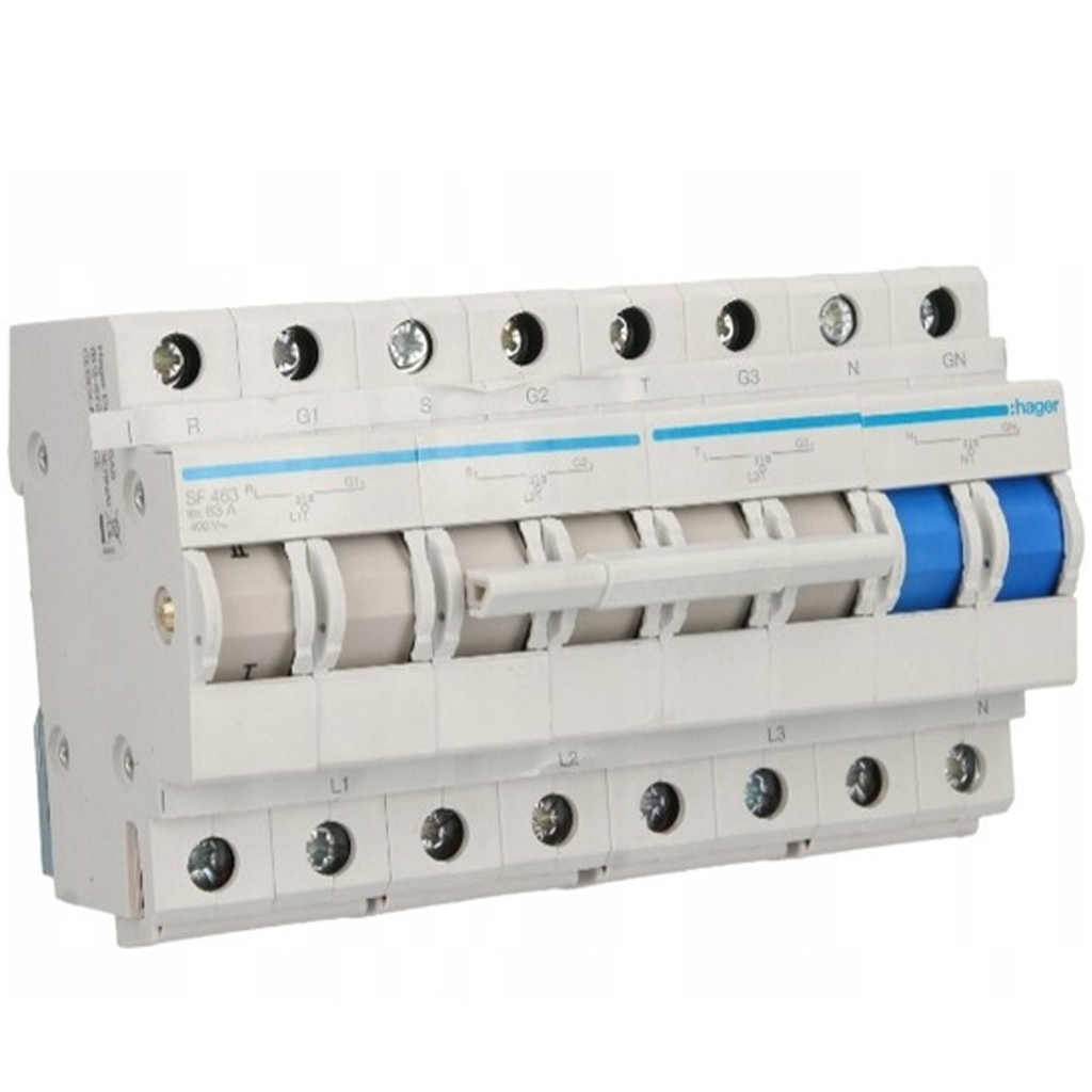 مفتاح تبديل هاجر 4*63 - CHANGE OVER 4*63 HAGER