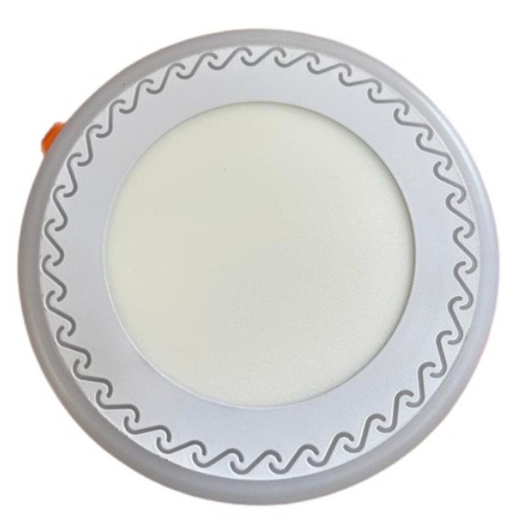 بنيل لد مدور داخلي 12+4 واط ابيض+وورم