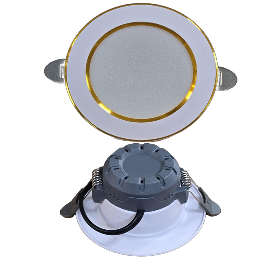 سبوت مدور داخلي 6 واط ابيض+ذهبي