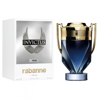 Invictus Parfum for Men by Paco Rabanne 100ml - عطر انفيكتوس من باكو رابان بيرفيوم للرجال 100 مل