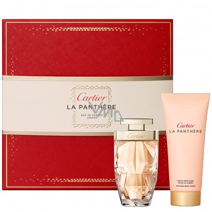 طقم كارتير لا بانثير ليجير او دي بي (50 مل + 100 مل كريم للجسم) - Cartier La Panthere Legere 50ml + 100ml body cream gift set