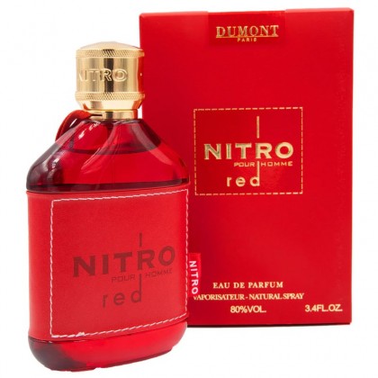 عطر نيترو ريد (الأحمر) من ديمونت للرجال سعة 100 مل - Nitro Red Pour Homme EDP By Dumont For Men 100ml