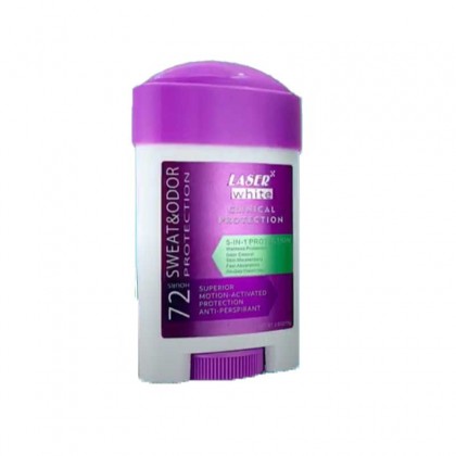 كريم مضاد للتعرق بنفسجي من ليزر وايت للنساء حجم 75غم-Laser White Women's Maximum Protection Cream Antiperspirant Deodorant 75g