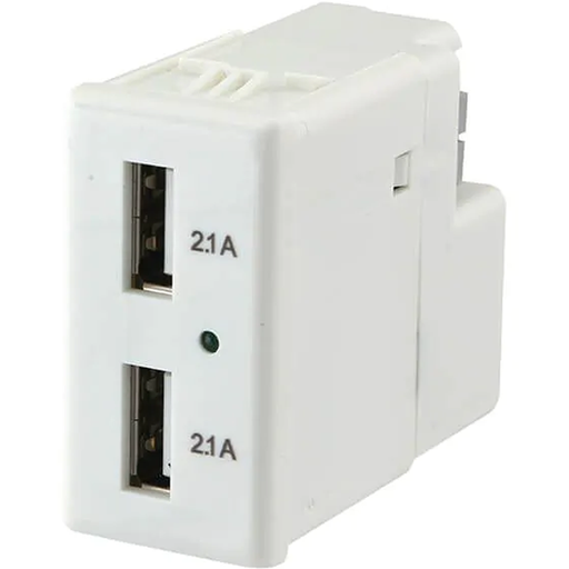 [SM-USB/16] ابريز شاحن 2 يو اس بي يركب على الجيفز USB A *2