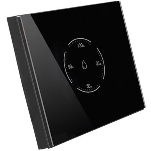 [TCH3-BOILER-120-BK-T] تايمر ساعتين للبويلر وجه زجاج اسود لعلبة /3
