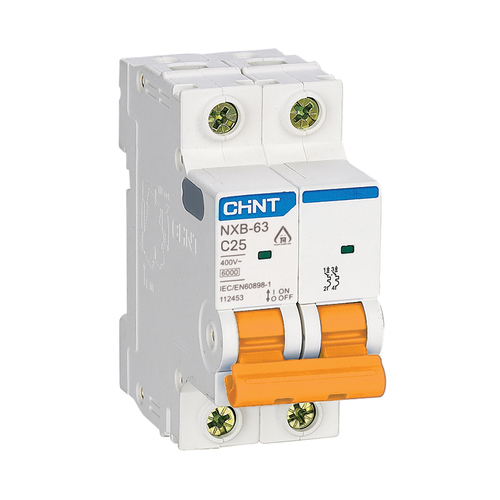 [CHINT-2*25 A] قاطع تشنت 2*25 امبير  -  MCB 2*25 A CHINT