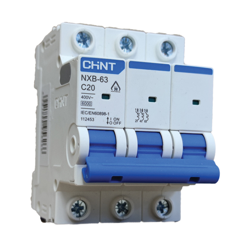 [CHINT-3*20 A] قاطع تشنت 3 فاز 20 امبير -  MCB 3*20 A CHINT