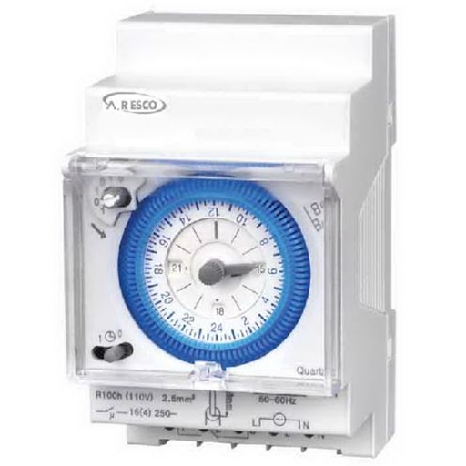 [101000] ساعة سبت ارسكو مع بطارية - 24Hrs TIMER SWITCH ARESCO WITH BATTERY