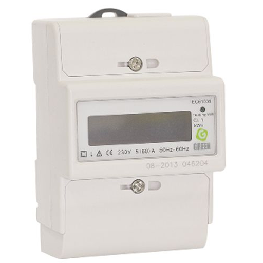 [ECOEURO-HA-101] عداد 1 فاز 60 امبير عريض - ELECTRIC ENERGY METER 1*60 A
