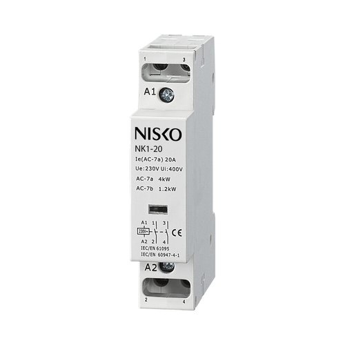[87518004] كونتاكتور رفيع نسكو 20 امبير - MODULAR CONTACTOR 20A NISKO
