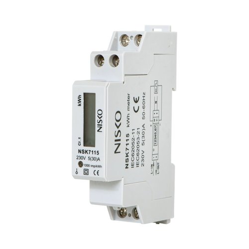 [NISKO-87307115] عداد نسكو 1 فاز 45 امبير - ELECTRIC ENERGY METER 1*45A