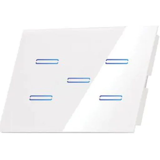 [SW-4GEV5/W] مفتاح خماسي ابيض سمارت لعلبة رباعي.