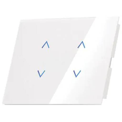 [SW-3GEVT2/W] مفتاح اباجور ثنائي ابيض سمارت لعلبة ثلاثي.