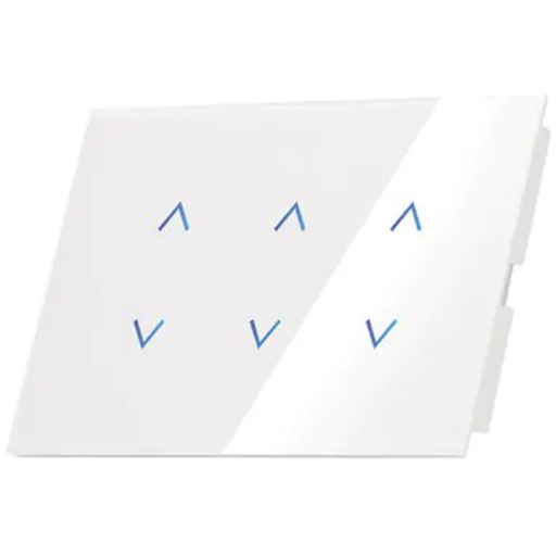 [SW-4GEVT3/W] مفتاح اباجور ثلاثي ابيض سمارت لعلبة رباعي.