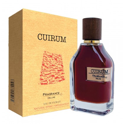Cuirum EDP By Fragrance Deluxe For Unisex 75 ML-عطر كويرم من فرانجنس ديلوكس للجنسين سعة 75 مل