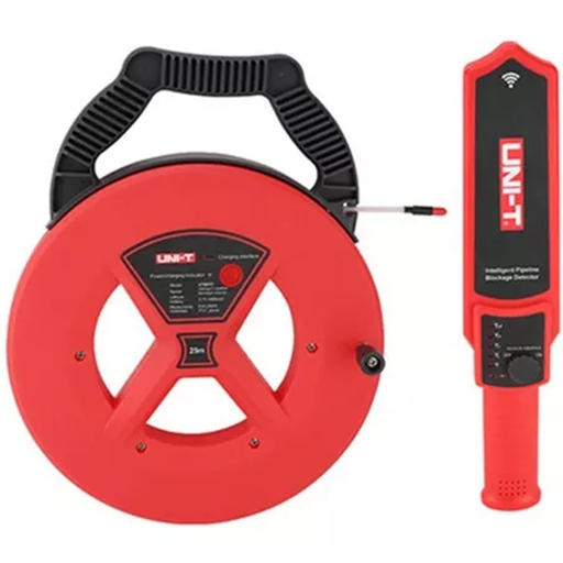[UT-661C] زمبرك 25 متر لكشف انسداد الانابيب UNI-T PIPELINE BLOCKING DETECTOR 25M