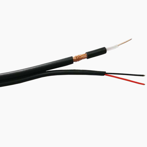 [ECT30100] كابل كاميرات + بور 100 متر RG59.