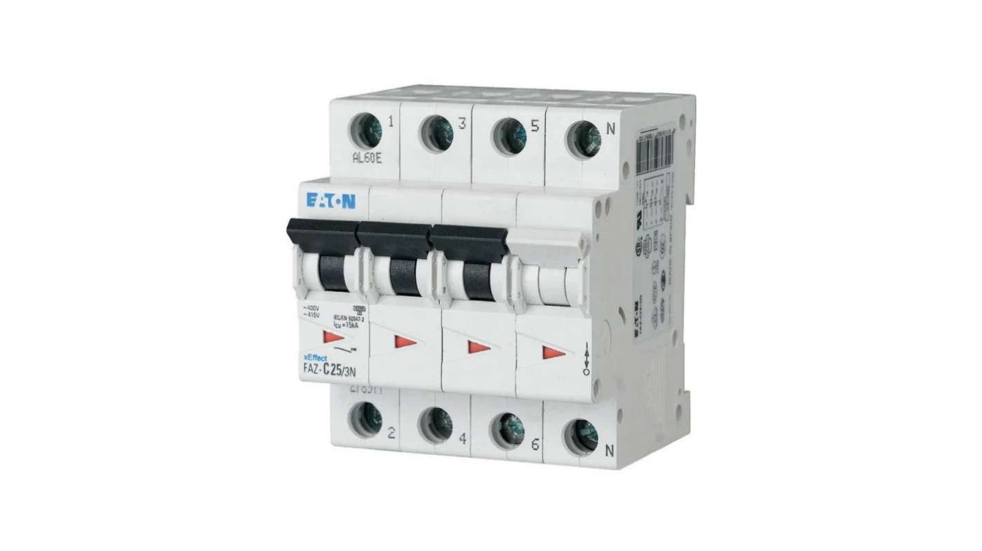 قاطع ايتون 3 فاز 10 امبير - MCB 3*10 A EATON