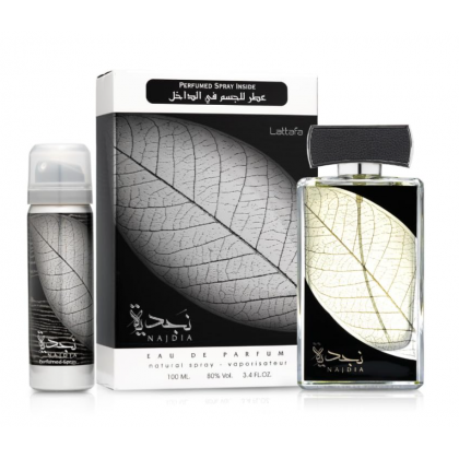 Najdia Gift Set EDP By Lattafa For Women 100ML- عطر نجدة الورد من لطافة للنساء حجم 100 مل