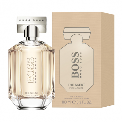 عطر ذي سينت بيور اكورد من هوجو بوس للنساء حجم 100 مل- The Scent Private Accord EDT By Boss For Women 100ML