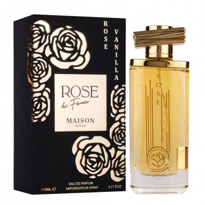 عطر روز فانيلا من ميزون اسرار للنساء سعة 110 مل - ROSE VANILLA EDP By Maison Asrar for Women 110 ML