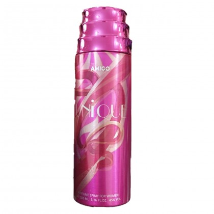 معطر جسم يونيك من اميجو للنساء سعة 200 مل - UNIQUE Body Spray By AMIGO For Women 200 ML