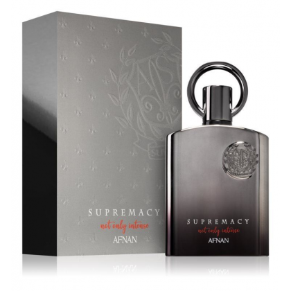 Supremacy Not Only Intense Silver EDP By Afnan For Men's 100ML- عطر سوبريماسي نوت اونلي انتنس من أفنان للرجال حجم 100 مل