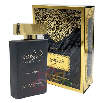 عطر أمير العود بلاك انتنس من الماس للجنسين سعة 100 مل - Ameer Al Oud Black Intense EDP By Almas For Unisex 100ml