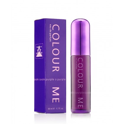 عطر كولور مي بنفسجي من ميلتون لويد للنساء سعة 50 مل - Colour Me Purple EDP By Milton Lloyd For Women 50 ML
