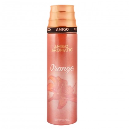 معطر جسم أروماتيك برتقالي من اميجو للنساء سعة 200 مل - Aromatic Orange Body Spray By AMIGO For Women 200 ML