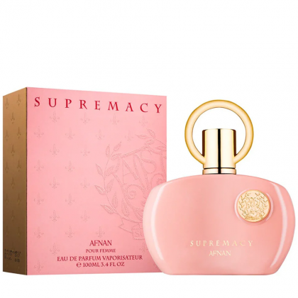 Supremacy POUR FEMME Pink By Afnan EDP for Women 100 ml- عطر سوبريماسي بور فيم من أفنان للعطور للنساء 100مل
