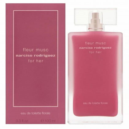 عطر فلور مسك من نارسيسو رودريجز للنساء سعة 100 مل - Narciso Rodriguez Fleur Musc Florale for her EDT By Narciso Rodriguez 100ml