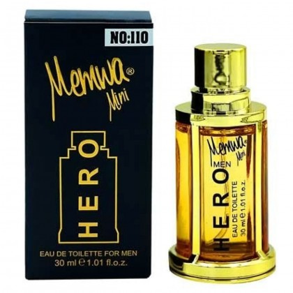 عطر ميني هيرو برائحة ذا سنت من ميموا للرجال سعة 30 مل - mini HERO No: 110 EDT By Memwa For Men 30 ML