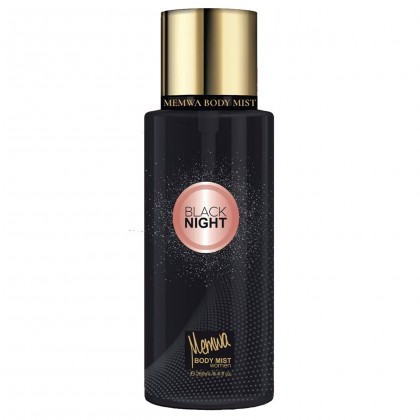 بودي مست بلاك نايت من ميموا للنساء سعة 250 مل - Black Night Body Mist By Memwa For Women 250 ML