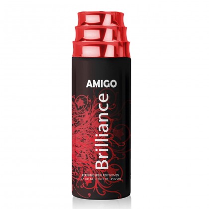 معطر جسم بريلينس من اميجو للنساء سعة 200 مل - BRILLIANCE Body Spray By AMIGO For Women 200 ML