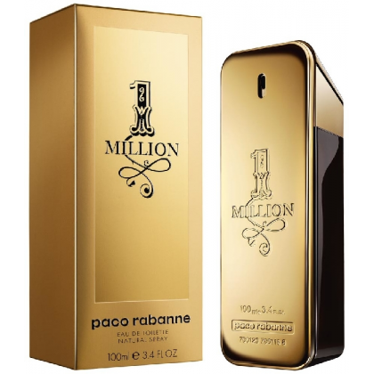 عطر ون مليون او دي تواليت من باكو رابان للرجال سعة 100 مل - One Million Men EDT By Paco Rabanne For Men 100ml