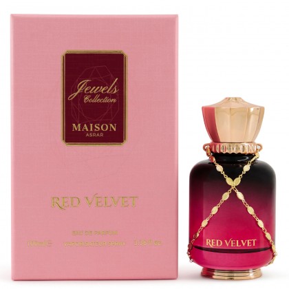 عطر ريد فيلفيت من ميزون اسرار للجنسين سعة 100 مل - RED VELVET EDP By Maison Asrar for Unisex 100 ML