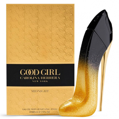 Good Girl Midnight EDP By Carolina Herrera for Womens 80 ML - عطر جود جيرل ميد نايت من كارولينا هيريرا للنساء سعة 80 مل