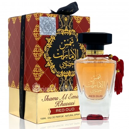 عطر شمس الامارات خصوصي من أرض الزعفران للجنسين 100مل- Shams Al Emarat Khususi Red Oud EDP By Ard al Zaafaran For Unisex 100ML