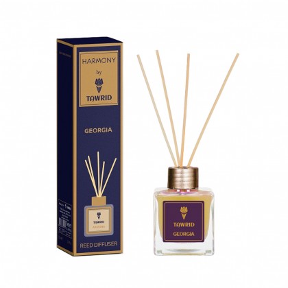 معطر جو من تورد برائحة جورجيا مع عصي خشبية حجم 100 مل