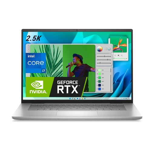 LAPTOP DELL INSPIRON 16 PLUS 7630 INTEL CORE I7 13700H @2.4GHZ RAM 16GB DDR4 NVME 512GB NVIDIA GEFORCE RTX 3050 @6GB 16INCH 2.5K-120HZ