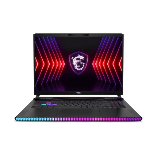 LAPTOP MSI RAIDER GE68HX-14VGG INTEL CORE I9 14900HX @2.3GHZ RAM 32GB DDR5 NVME 1TB NVIDIA GEFORCE RTX 4070 @8GB 16INCH FHD-144HZ