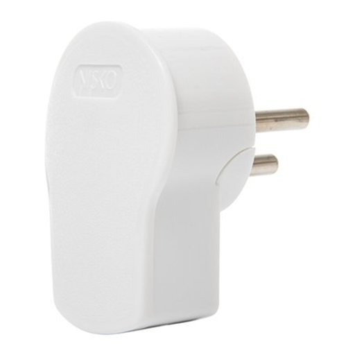 ذكر وصلة ابيض - WHITE MALE POWER PLUG