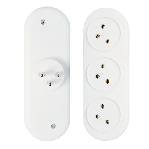 موزع ثلاثي عامودي - VERTICAL 3 SOCKET SPLITTER